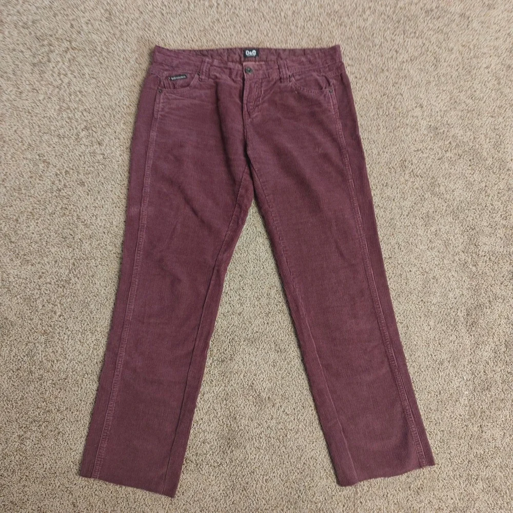 Vintage D&G Dolce & Gabbana Corduroy Pants Comfort‎ Fit Boot Cut Women's Sz 32